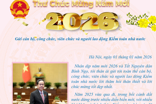 Thư chúc mừng năm mới của Chủ tịch Quốc hội Trần Thanh Mẫn
