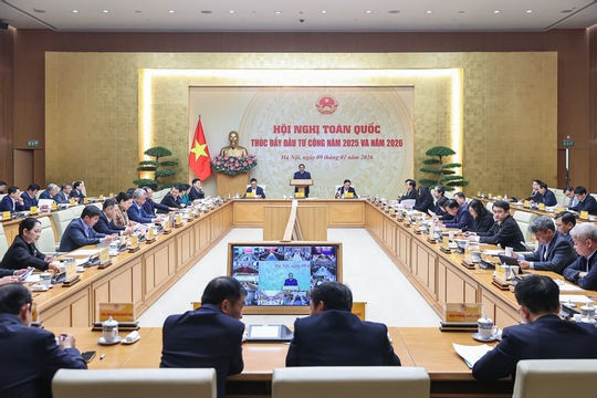 Giải ngân 100% vốn đầu tư công năm 2025, 2026, gắn với nâng cao hiệu quả sử dụng vốn