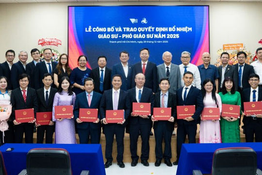 Năm 2025, Trường Đại học Bách khoa có thêm 05 Giáo sư và 09 Phó Giáo sư 