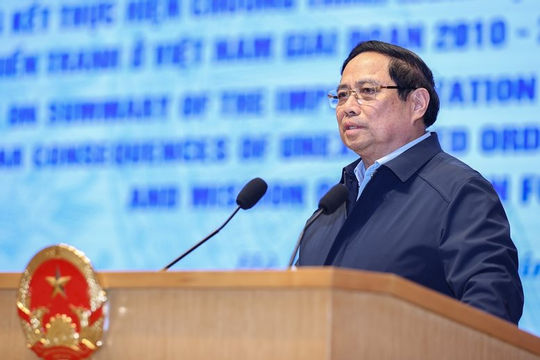 Đẩy nhanh tốc độ khắc phục hậu quả bom mìn nhân 100 năm thành lập nước