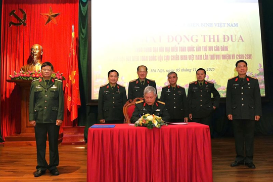 Hội Cựu chiến binh Việt Nam phát động phong trào thi đua yêu nước năm 2026