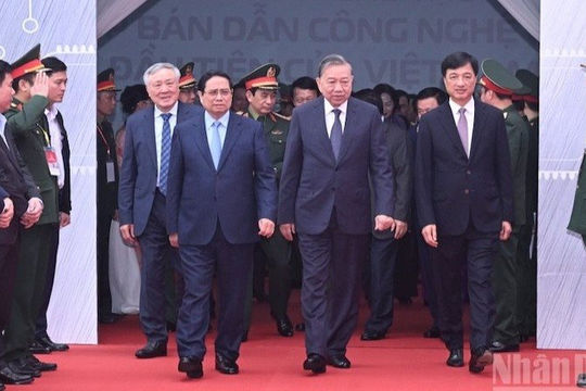 Tổng Bí thư Tô Lâm dự lễ khởi công Nhà máy Chế tạo chip bán dẫn công nghệ cao