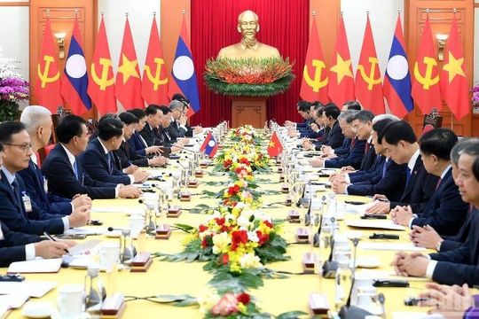 Tổng Bí thư Tô Lâm hội đàm với Tổng Bí thư, Chủ tịch nước Lào Thongloun Sisoulith