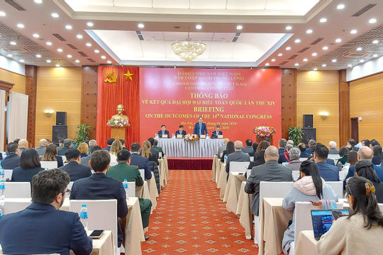 Thông báo kết quả Đại hội XIV của Đảng tới các cơ quan ngoại giao và tổ chức quốc tế