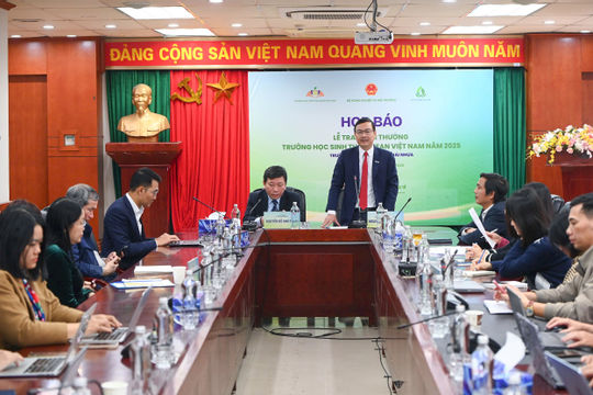 Lễ trao Giải thưởng trường học sinh thái ASEAN diễn ra vào ngày 31/01