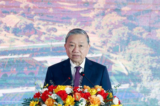 Tổng Bí thư Tô Lâm dự Lễ khởi công xây dựng trường học tại xã Trường Hà, Cao Bằng