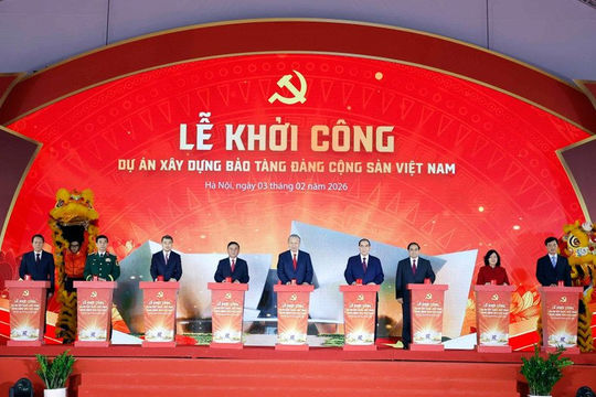 Tổng Bí thư Tô Lâm dự lễ khởi công xây dựng Bảo tàng Đảng Cộng sản Việt Nam
