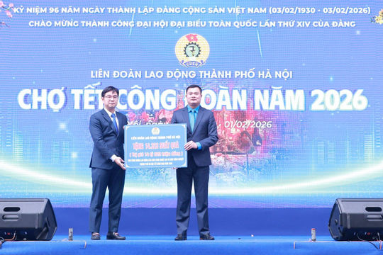 Chợ Tết Công đoàn - điểm tựa tinh thần đối với công nhân lao động