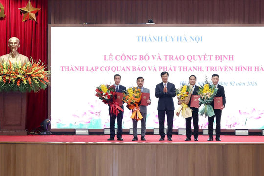 Thành lập Cơ quan Báo và Phát thanh, Truyền hình Hà Nội