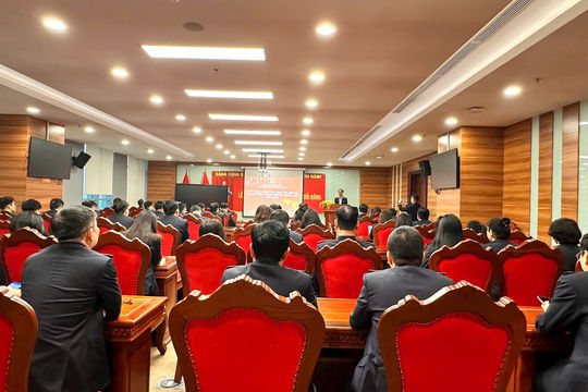 Kiểm toán nhà nước chuyên ngành VI tổ chức sinh hoạt chính trị, đào tạo nội bộ và phổ biến pháp luật