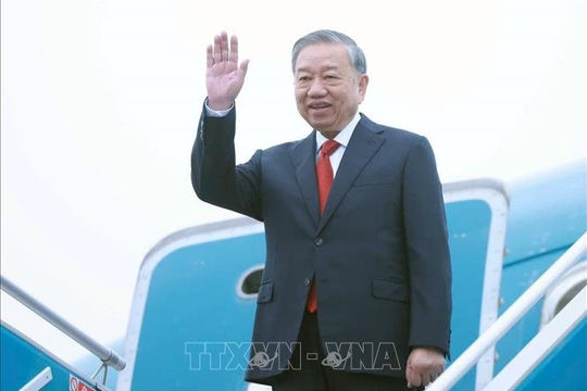 Tổng Bí thư Tô Lâm lên đường thăm cấp Nhà nước Vương quốc Campuchia