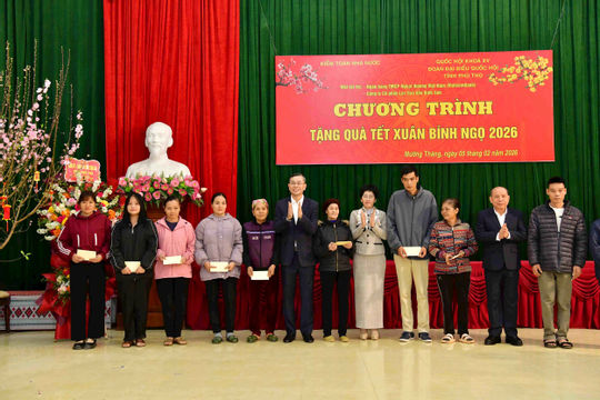 Tổng Kiểm toán nhà nước thăm, tặng quà người nghèo nhân dịp Tết Nguyên đán Bính Ngọ 2026