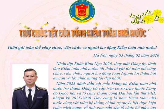 Thư chúc mừng năm mới của Tổng Kiểm toán nhà nước
