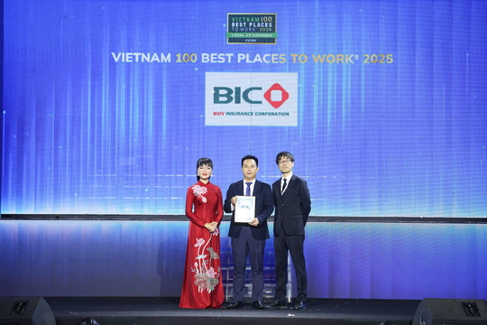 BIC lần thứ 2 liên tiếp đứng Top 1 nơi làm việc tốt nhất ngành bảo hiểm khối doanh nghiệp lớn