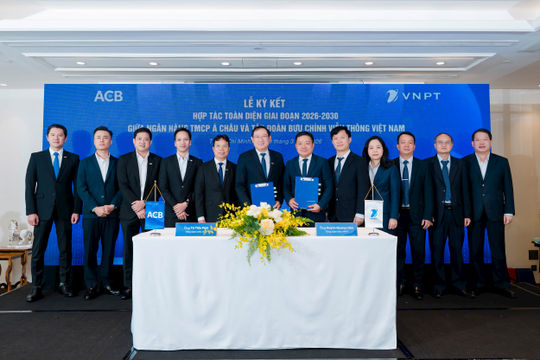 ACB và VNPT hợp tác toàn diện, mở rộng hệ sinh thái tài chính – công nghệ, thúc đẩy chuyển đổi số