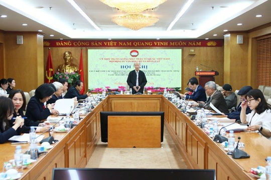 Lấy ý kiến hoàn thiện văn kiện Đại hội Mặt trận Tổ quốc Việt Nam lần thứ XI