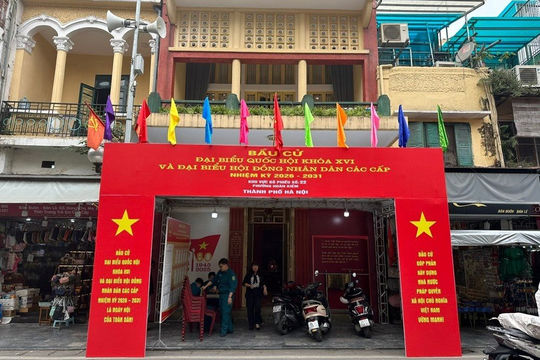 Khi di tích “địa chỉ đỏ” trở thành điểm bỏ phiếu bầu cử