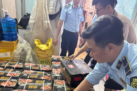 Hà Nội: Tạm giữ gần 1 tấn thực phẩm nhập lậu