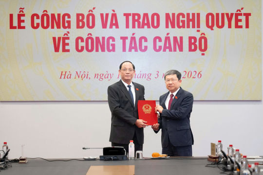 Phó Bí thư chuyên trách Đảng ủy Quốc hội Vũ Hải Hà nhận trọng trách mới