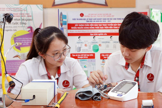 Hơn 240 dự án tranh giải Cuộc thi nghiên cứu khoa học, kỹ thuật cấp quốc gia dành cho học sinh trung học