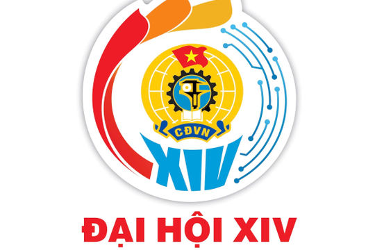 Mẫu Logo Đại hội XIV Công đoàn Việt Nam