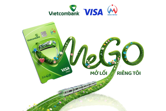 Vietcombank ra mắt thẻ đồng thương hiệu Vietcombank Visa Hanoi Metro - MeGO, thúc đẩy thanh toán không tiền mặt trong giao thông đô thị
