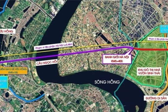 Hà Nội: 4/7 dự án cầu vượt qua sông Hồng đã hoàn thành giải phóng mặt bằng