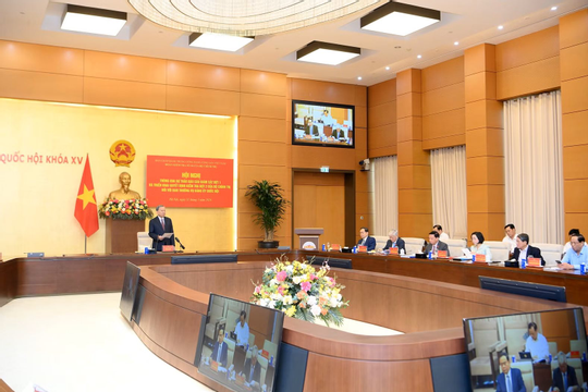 Thông qua kết quả kiểm tra, giám sát đối với Ban Thường vụ Đảng ủy Quốc hội