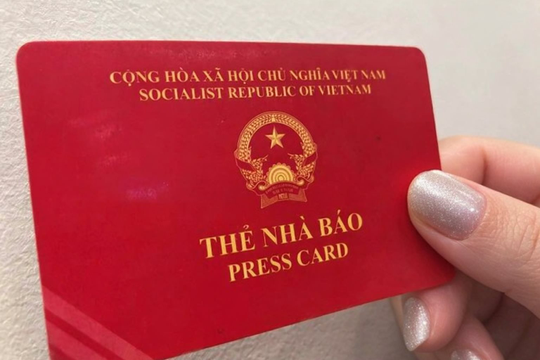 Gia hạn sử dụng Thẻ nhà báo kỳ hạn 2021-2025 đến hết ngày 30/6/2026