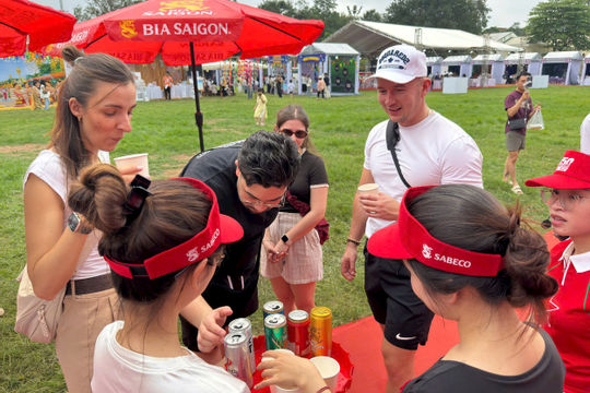 Thai Festival 2026: Sabeco mang “chất Việt” chinh phục khách quốc tế