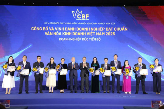 Pacific được vinh danh “Doanh nghiệp đạt chuẩn văn hóa kinh doanh Việt Nam” năm 2025