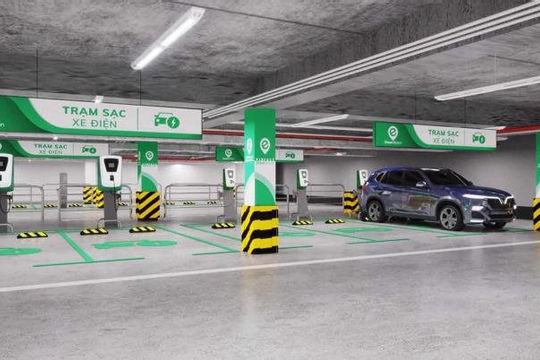 Phát triển hạ tầng trạm sạc xe điện tại các khu chung cư