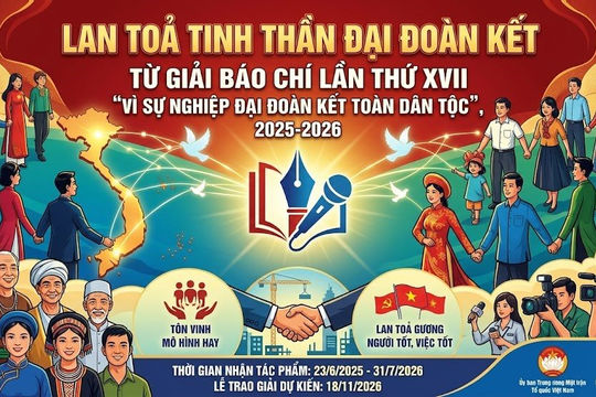 Lan tỏa tinh thần đại đoàn kết từ Giải báo chí lần thứ XVII