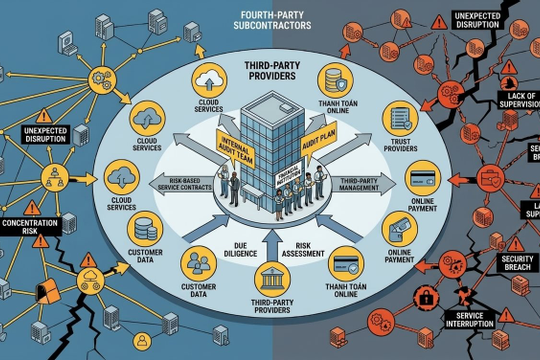 “Vùng tối” chuỗi cung ứng: Kiểm toán nội bộ không thể bỏ qua nhà thầu phụ