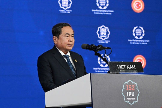 Chủ tịch Quốc hội Trần Thanh Mẫn: Chung tay thúc đẩy hợp tác và đoàn kết quốc tế, củng cố tinh thần thượng tôn pháp luật