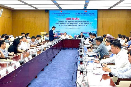 Hải Phòng phấn đấu đến năm 2050 trở thành trung tâm logistics quốc tế hiện đại
