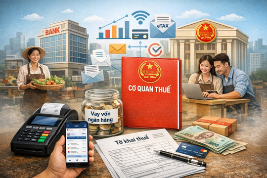 Minh bạch dòng tiền: Lợi ích cho cơ quan thuế và hộ kinh doanh