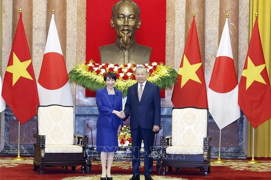 Tổng Bí thư, Chủ tịch nước Tô Lâm tiếp Thủ tướng Nhật Bản