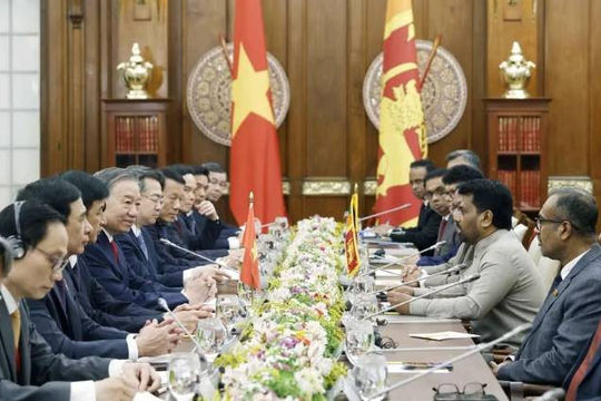 Tổng Bí thư, Chủ tịch nước Tô Lâm hội đàm với Tổng thống Sri Lanka Anura Kumara Dissanayake