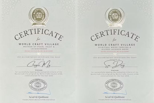 Hai làng nghề Hà Nội vào mạng lưới sáng tạo thế giới