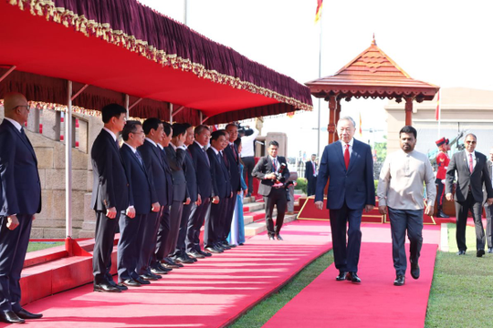 Sri Lanka tổ chức trọng thể Lễ đón cấp Nhà nước Tổng Bí thư, Chủ tịch nước Tô Lâm