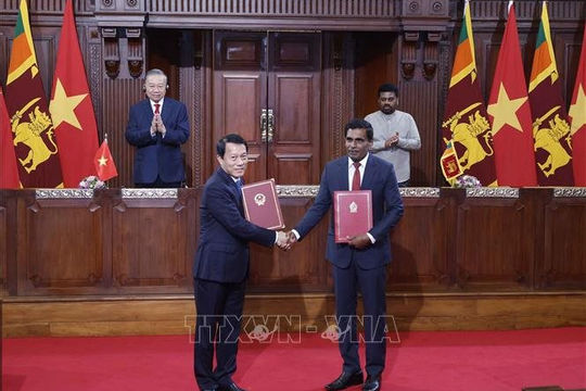 Việt Nam - Sri Lanka tăng cường trao đổi hợp tác