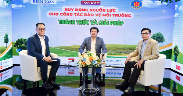 🔴 TỌA ĐÀM TRỰC TUYẾN: HUY ĐỘNG NGUỒN LỰC CHO CÔNG TÁC BẢO VỆ MÔI TRƯỜNG – THÁCH THỨC VÀ GIẢI PHÁP
